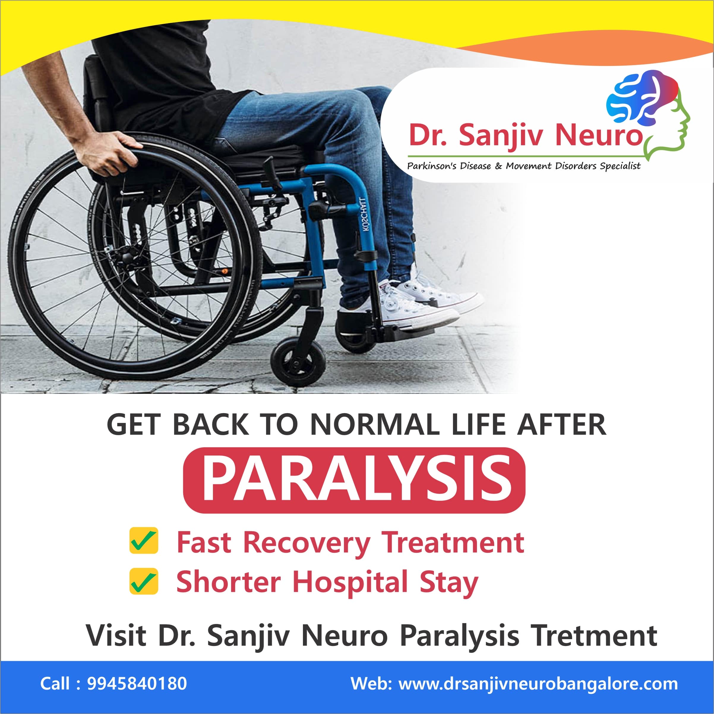 get back to normal life after paralysis